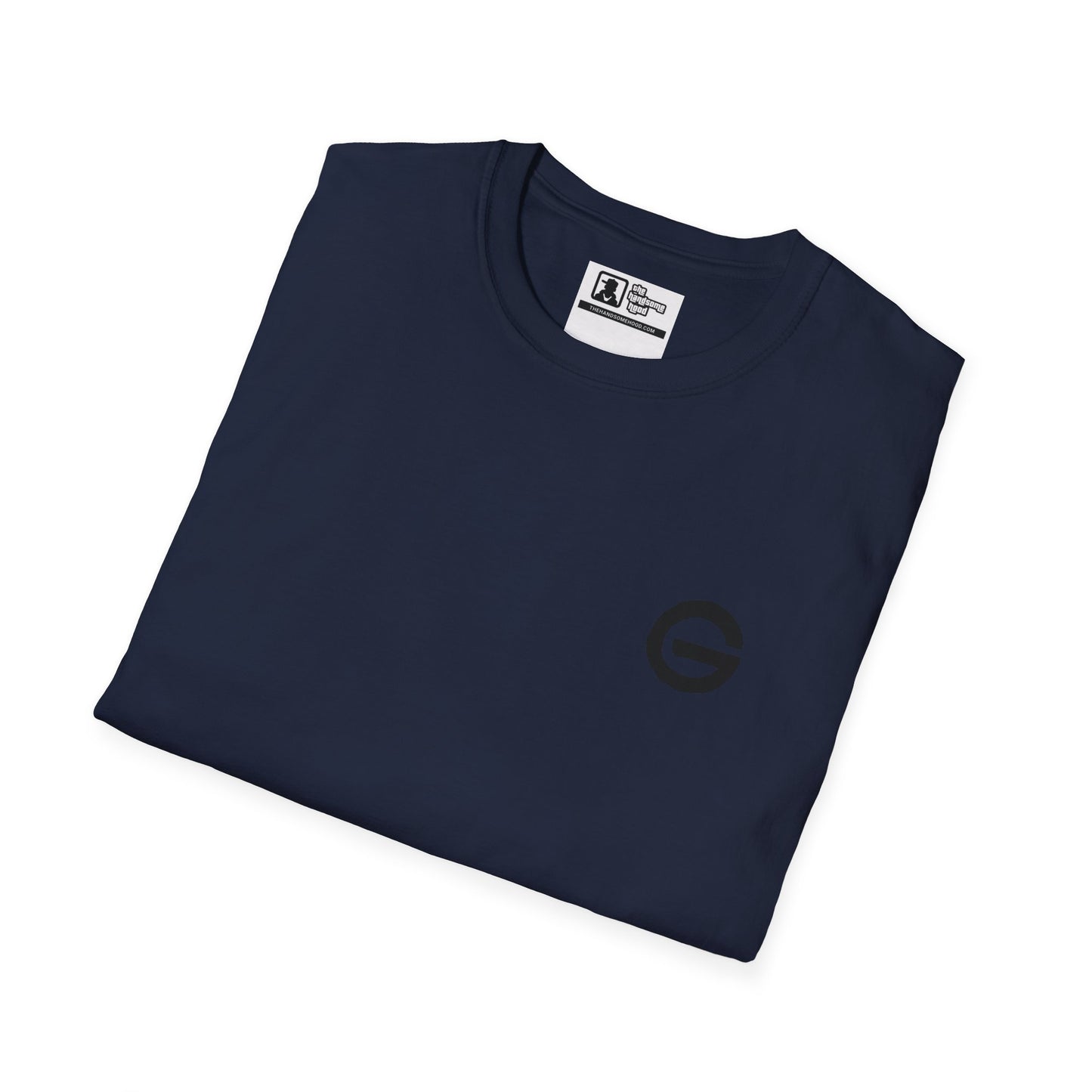 Minimal Monochrome Silhouette Logo Tee