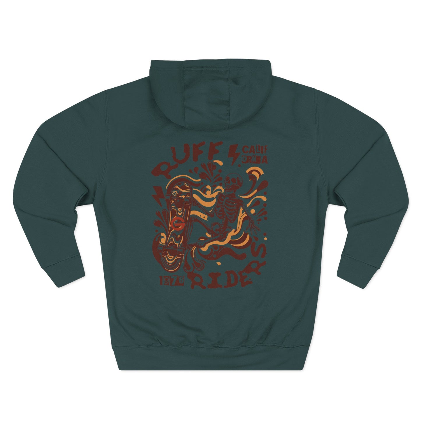 Ruff Riders Biker Skeleton Hoodie