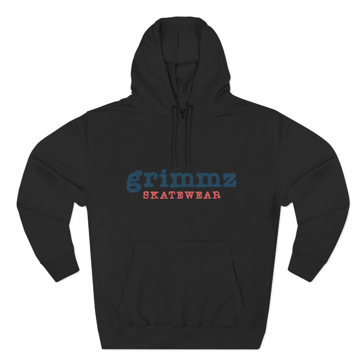 Grimmz Skatewear Fleece Hoodie — Vintage Skate Logo Pullover