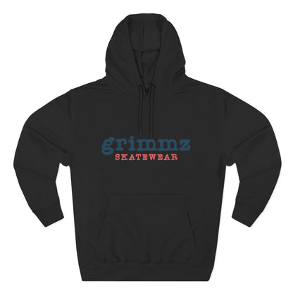 Grimmz Skatewear Fleece Hoodie — Vintage Skate Logo Pullover