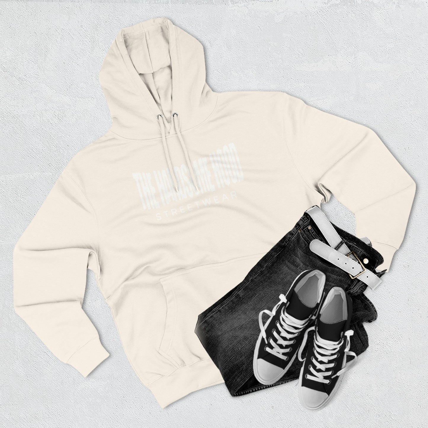 Housome Hood Grey Three-Panel Hoodie