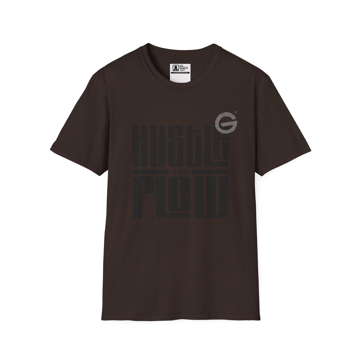 Hustle Flow Motivational Streetwear Tee