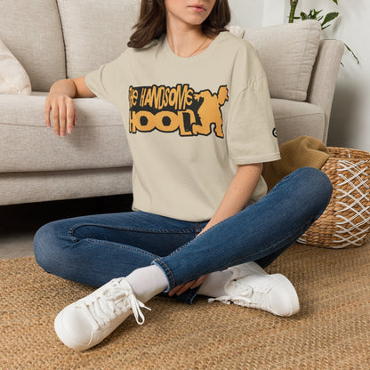 Handsomeschool Graphic T‑Shirt — 'The Handsome Hool' Retro Mascot Tee
