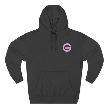 Minimalist Pink G Logo Hoodie