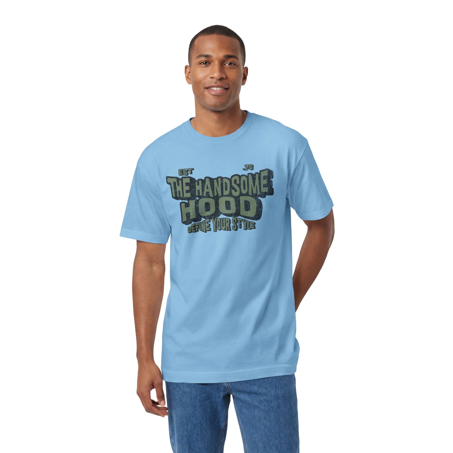 Handsome Hood Vintage Green Tee