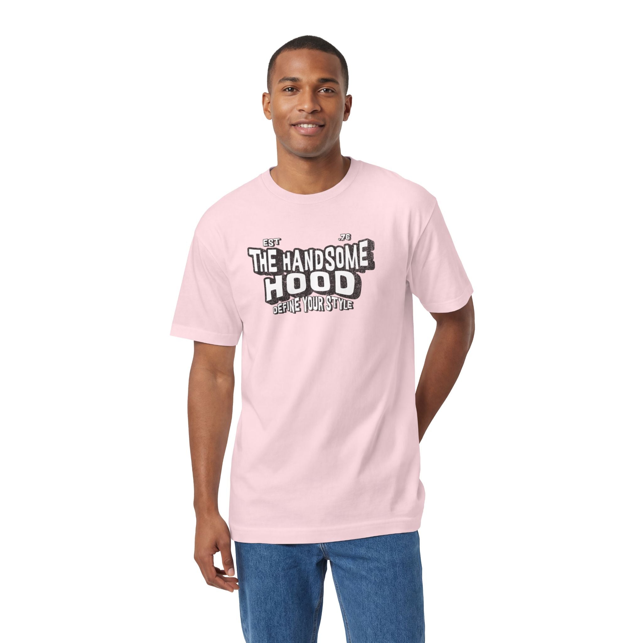 Graphic Tee — "The Handsome Hood" Retro Logo