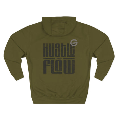 Hustle Flow Motivational Fleece Hoodie