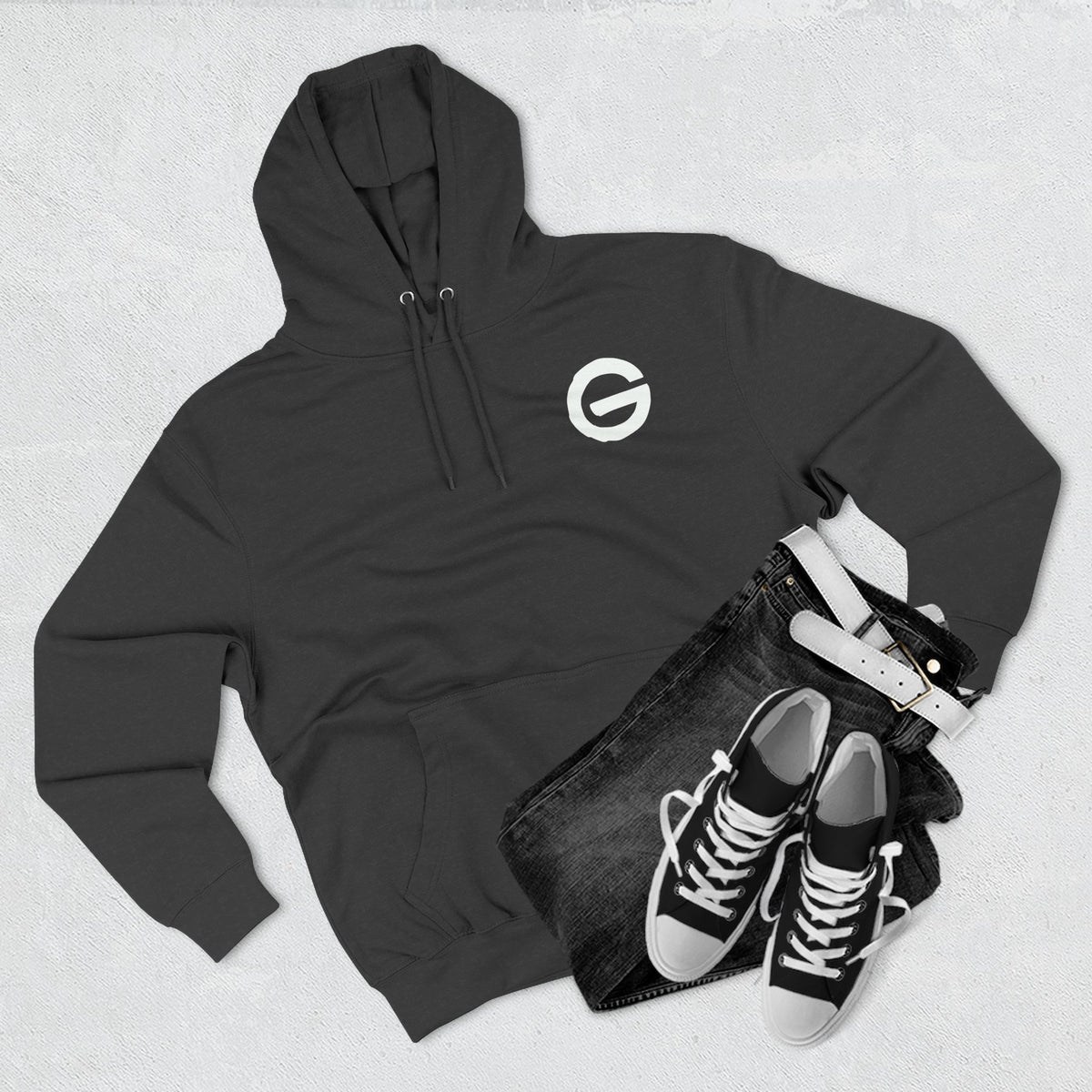 Hokkaido Wave Japanese Great Wave Fleece Hoodie