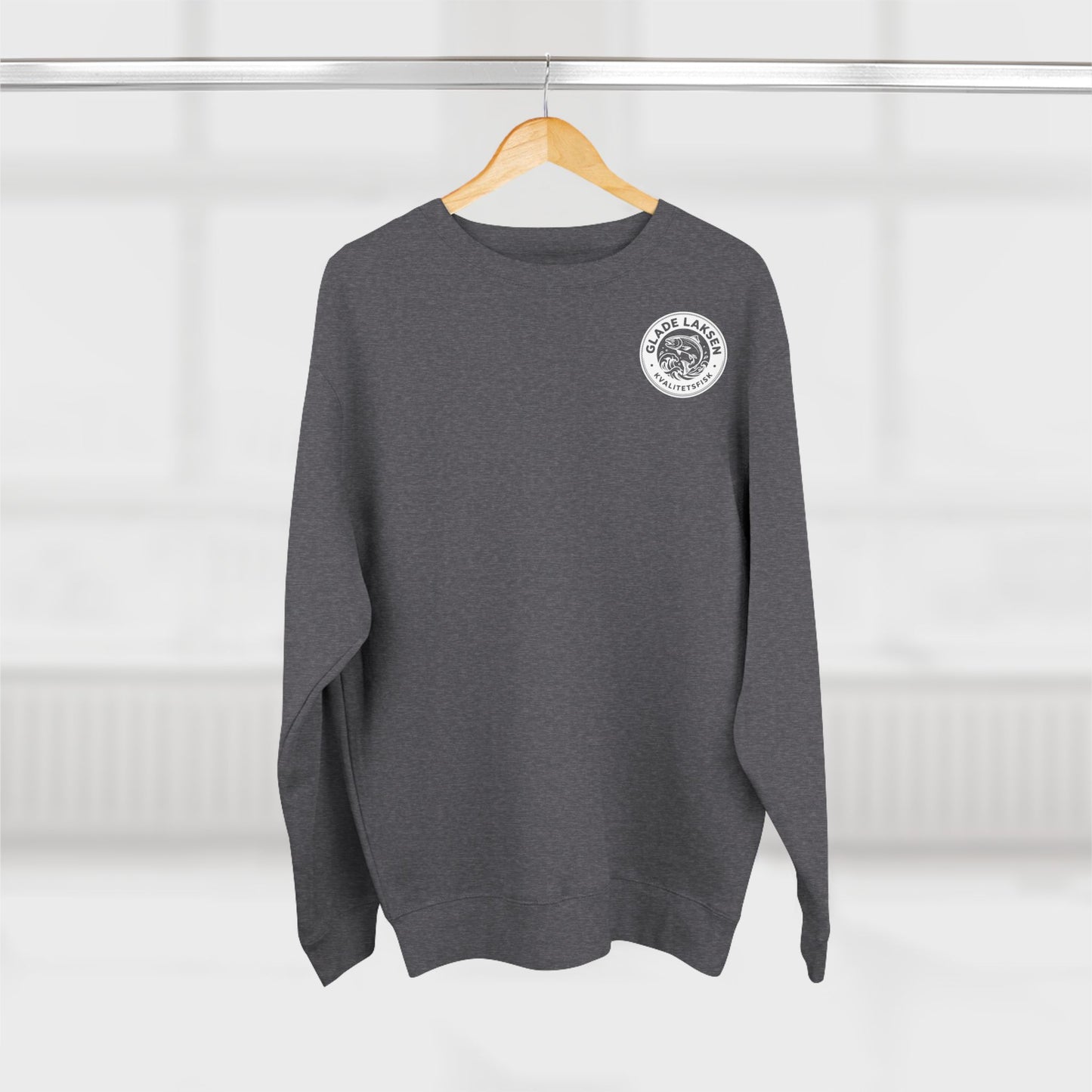 Glade Laksen Scandinavian Fishing Sweatshirt