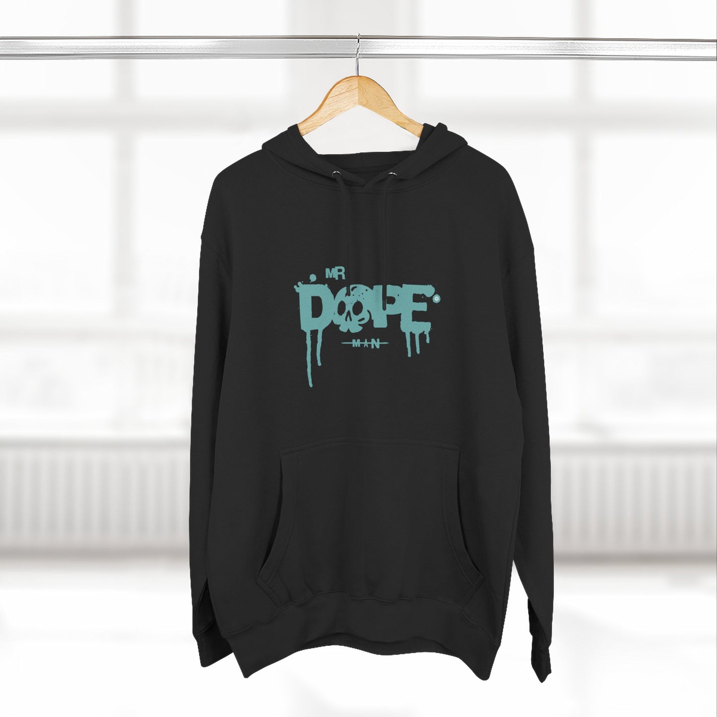 Dope Skull Fleece Hoodie Graphic Streetwear