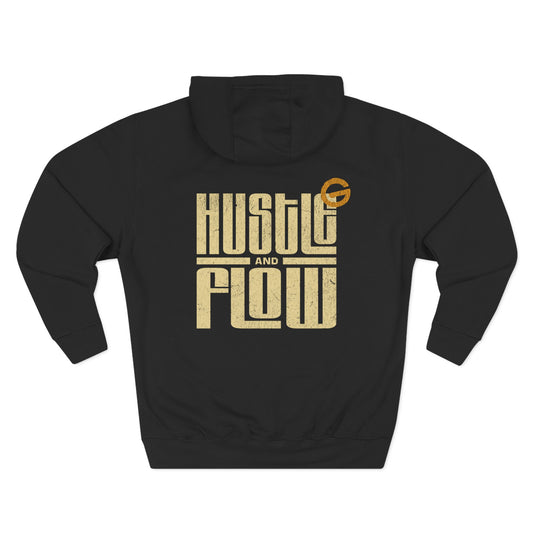 Hustle Flow Retro Gold Hoodie