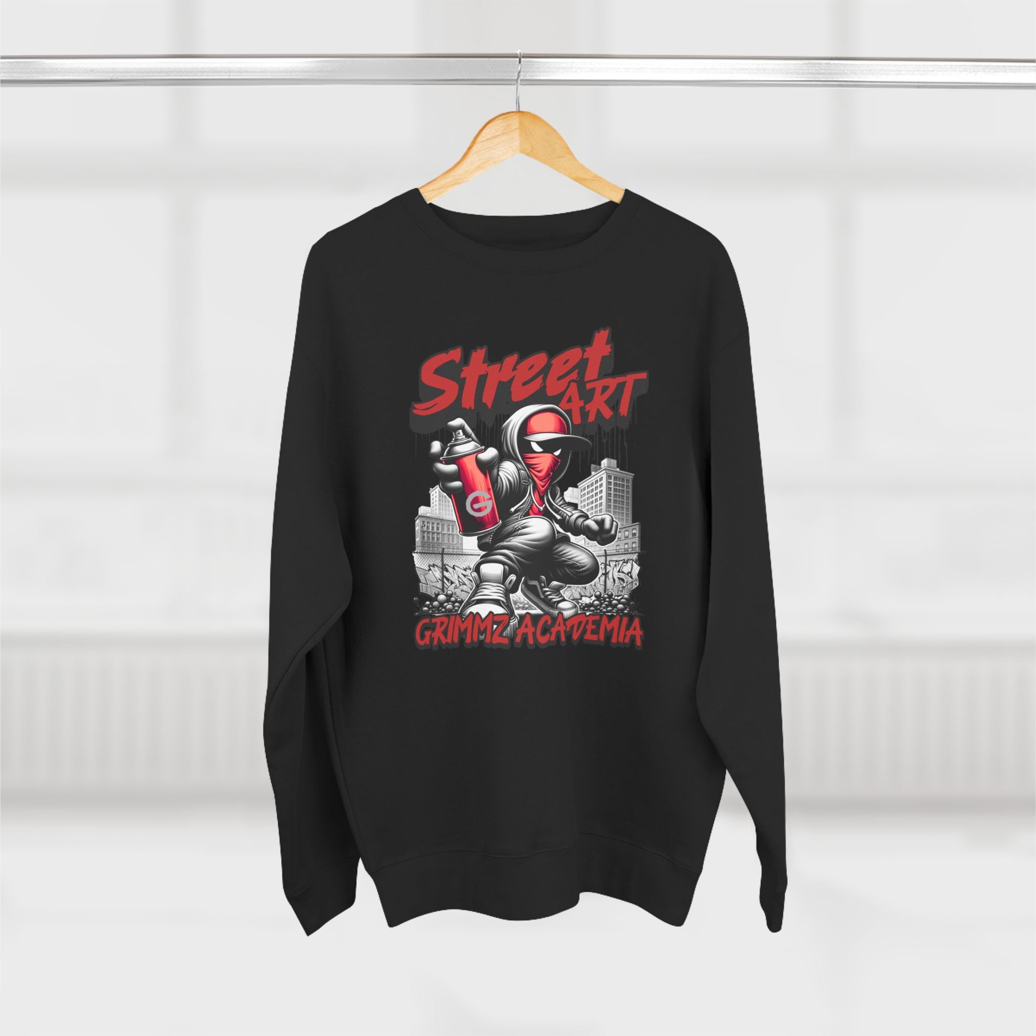 Street Art Crewneck Sweatshirt – Graffiti Skater Graphic