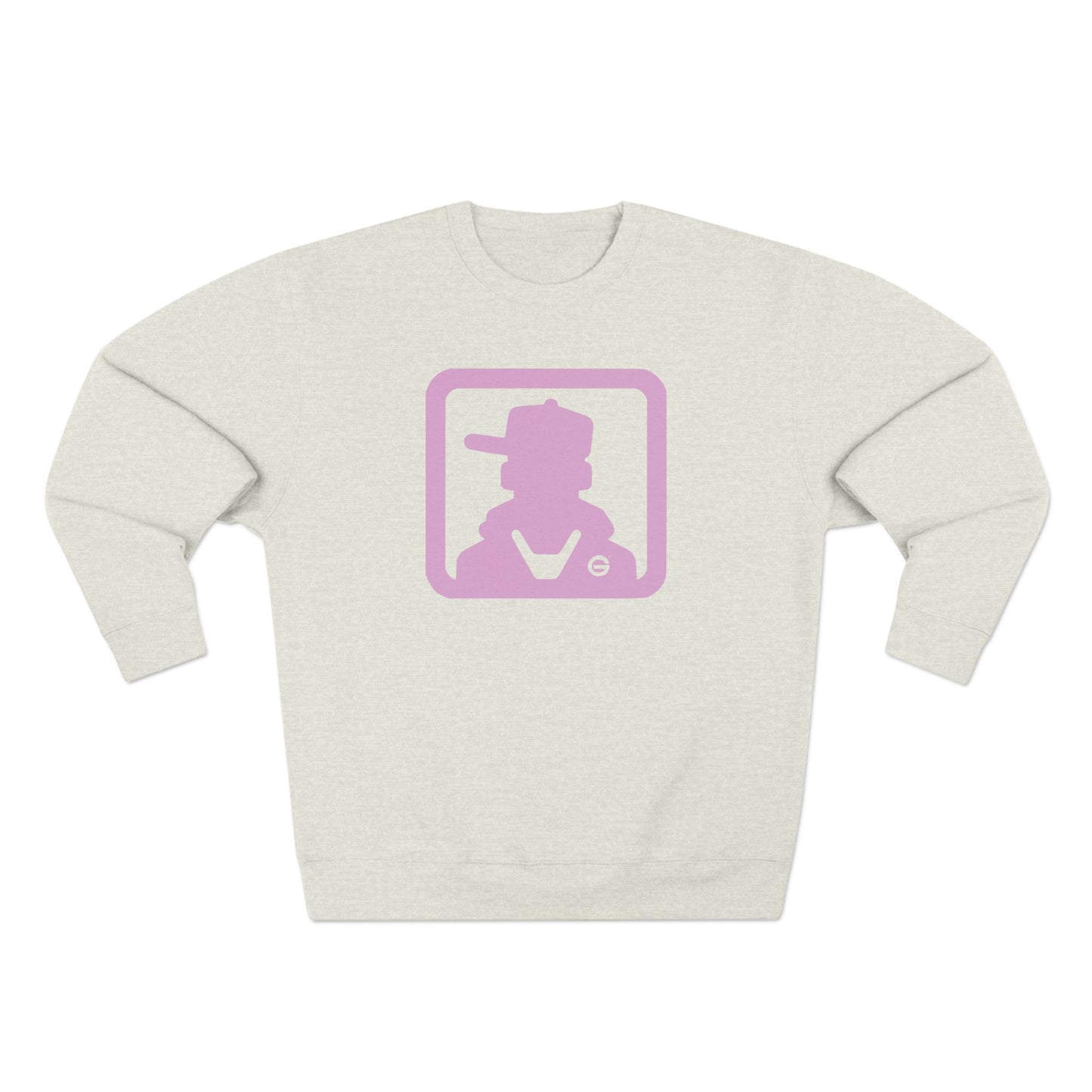Retro Pink Silhouette Crewneck Sweatshirt