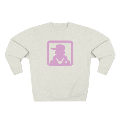 Retro Pink Silhouette Crewneck Sweatshirt