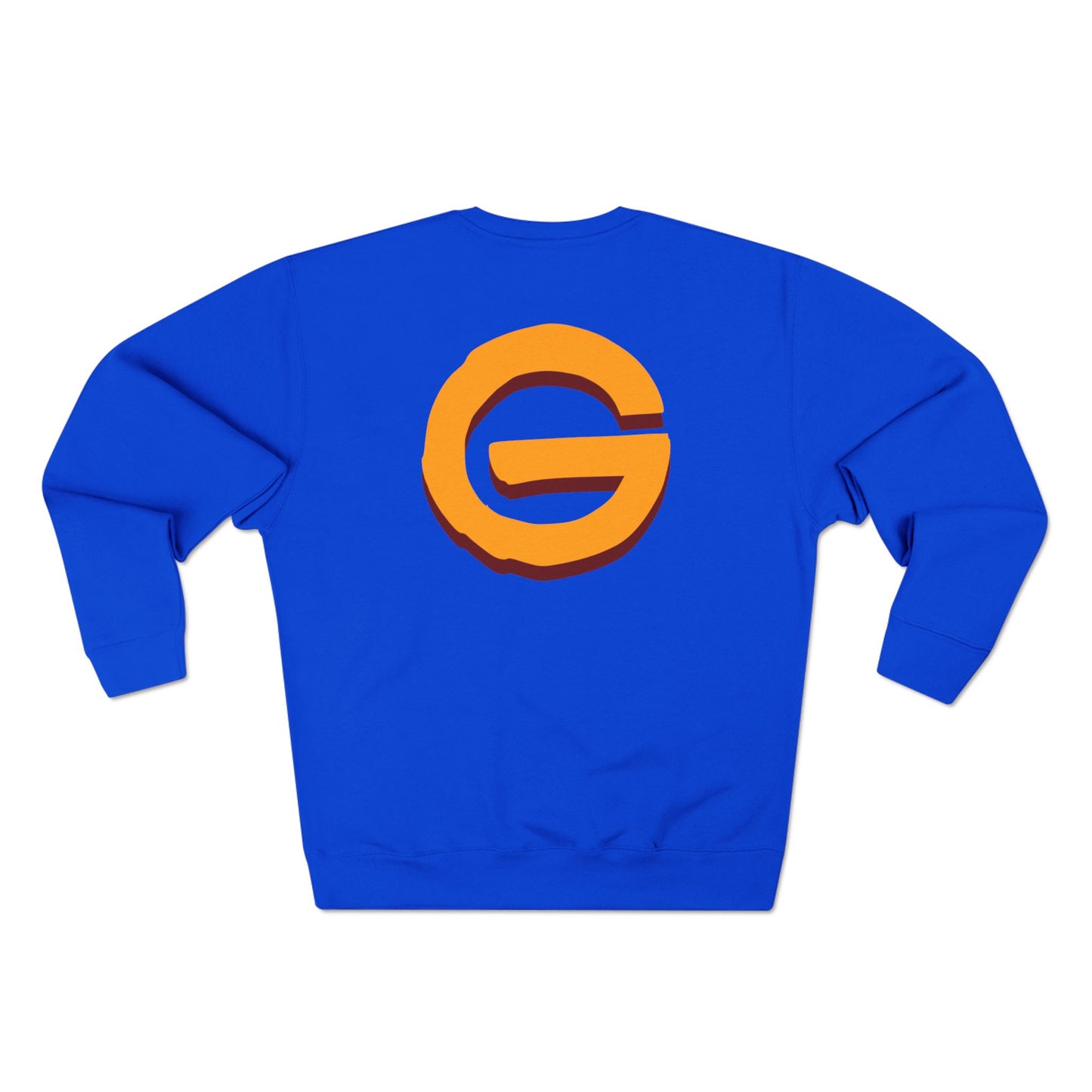 Grimmz Crewneck Sweatshirt — Bold Orange Logo Streetwear
