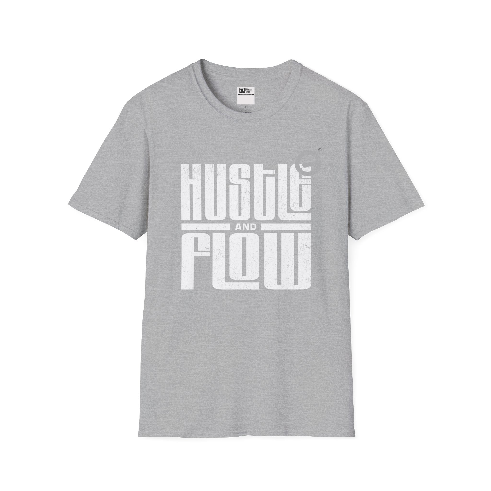 Hustle and Flow T-Shirt — Motivational Graphic Tee for Creatives & Entrepreneurs