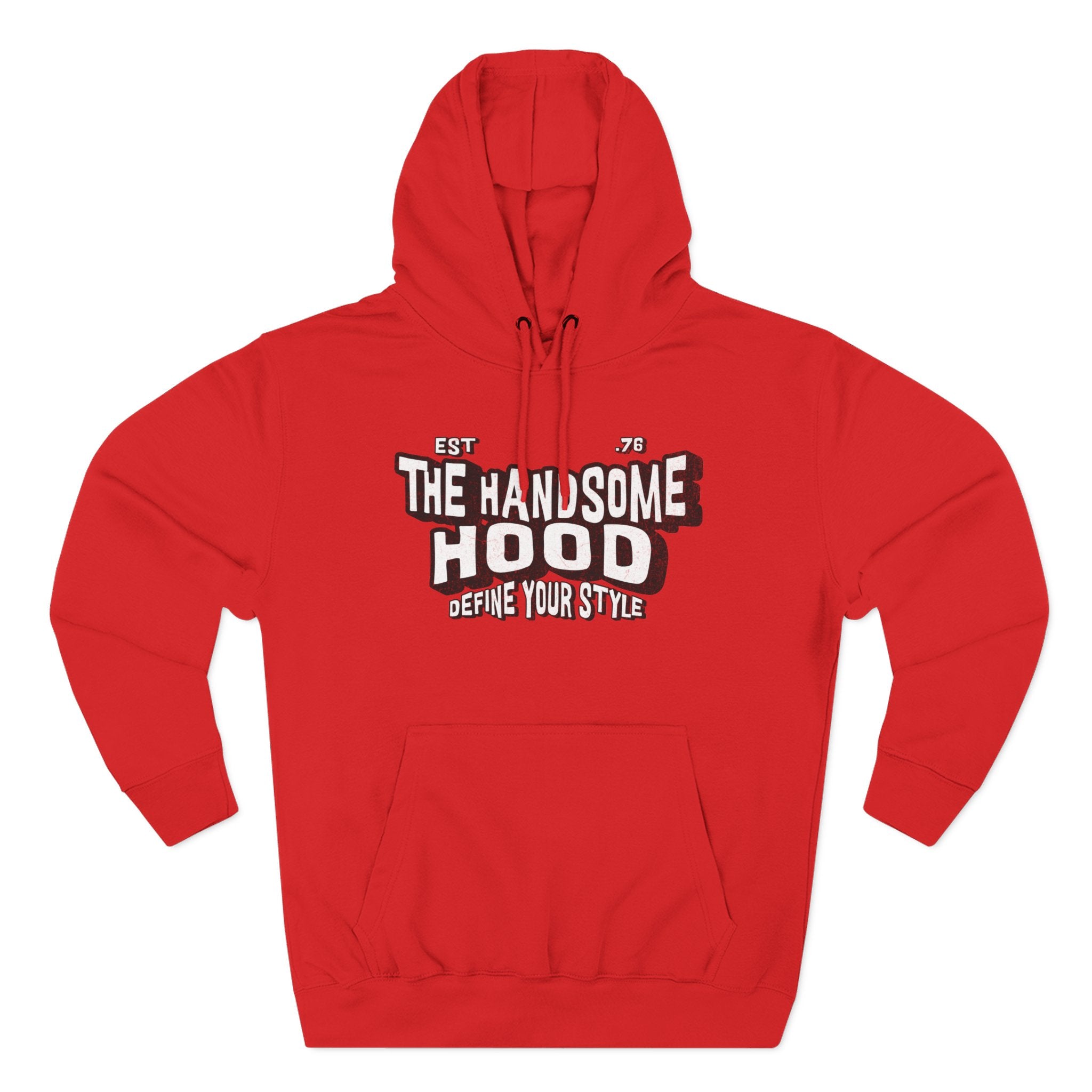 The Handsome Hood Hoodie – Retro Script Graphic Pullover