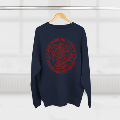 Skate Anthem Shredding Streets Sweatshirt