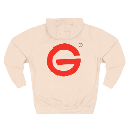 Red Brushstroke G Logo Hoodie