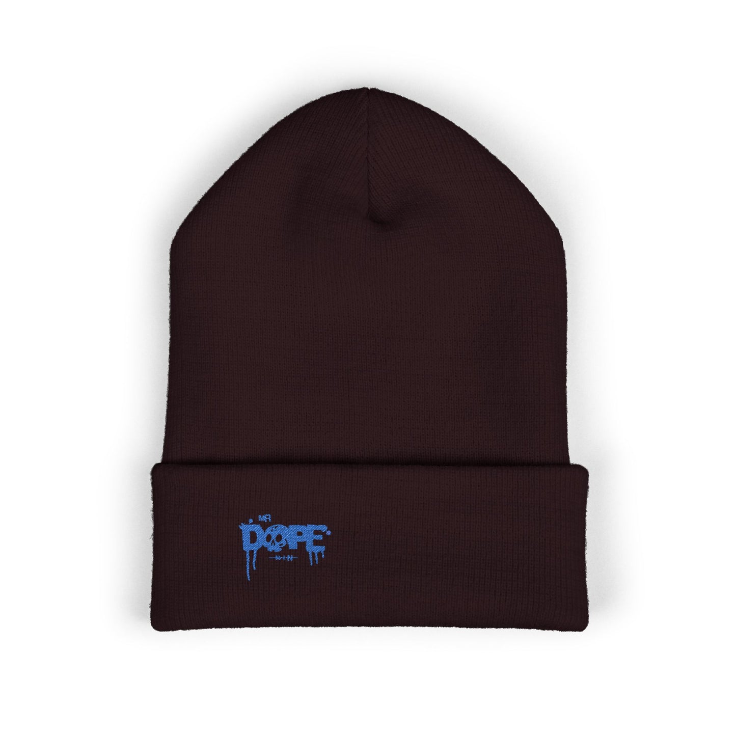 Embroidered Dope Streetwear Knit Beanie