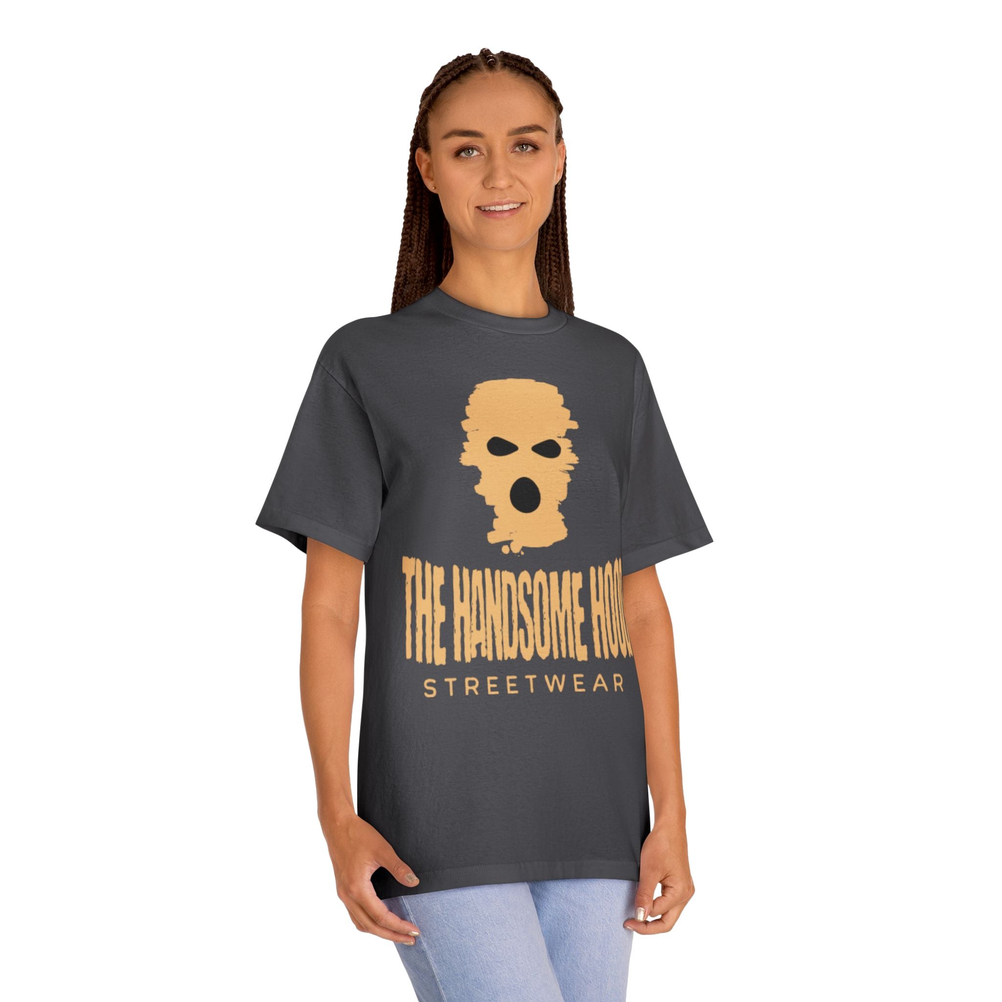 Streetwear Tee — "The Handsome Hood" Graphic T-Shirt