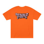 Grimmz Streetwear Tee — Pink Graffiti Logo T-Shirt