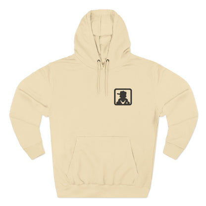 Minimal Silhouette Chest Logo Hoodie