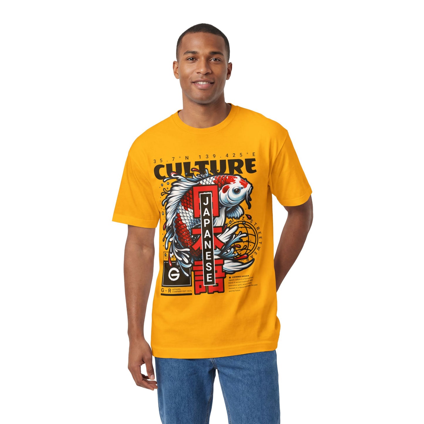 Japanese Koi Culture Graphic Tee