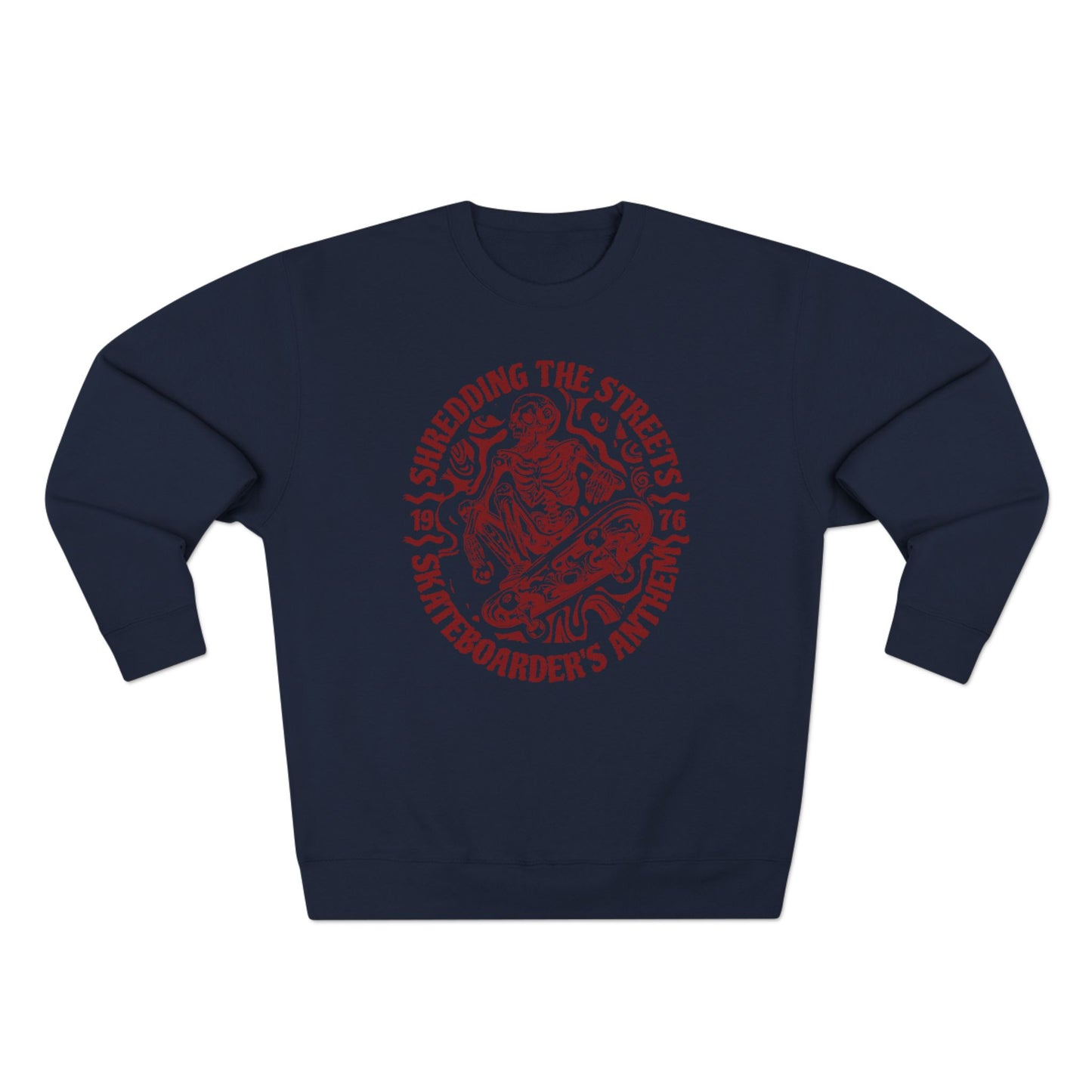 Skate Anthem Shredding Streets Sweatshirt