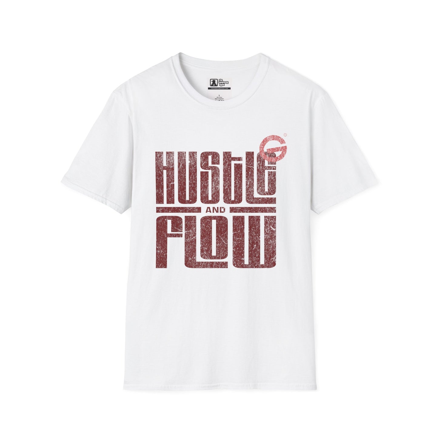 Hustle Flow Motivational Streetwear Tee