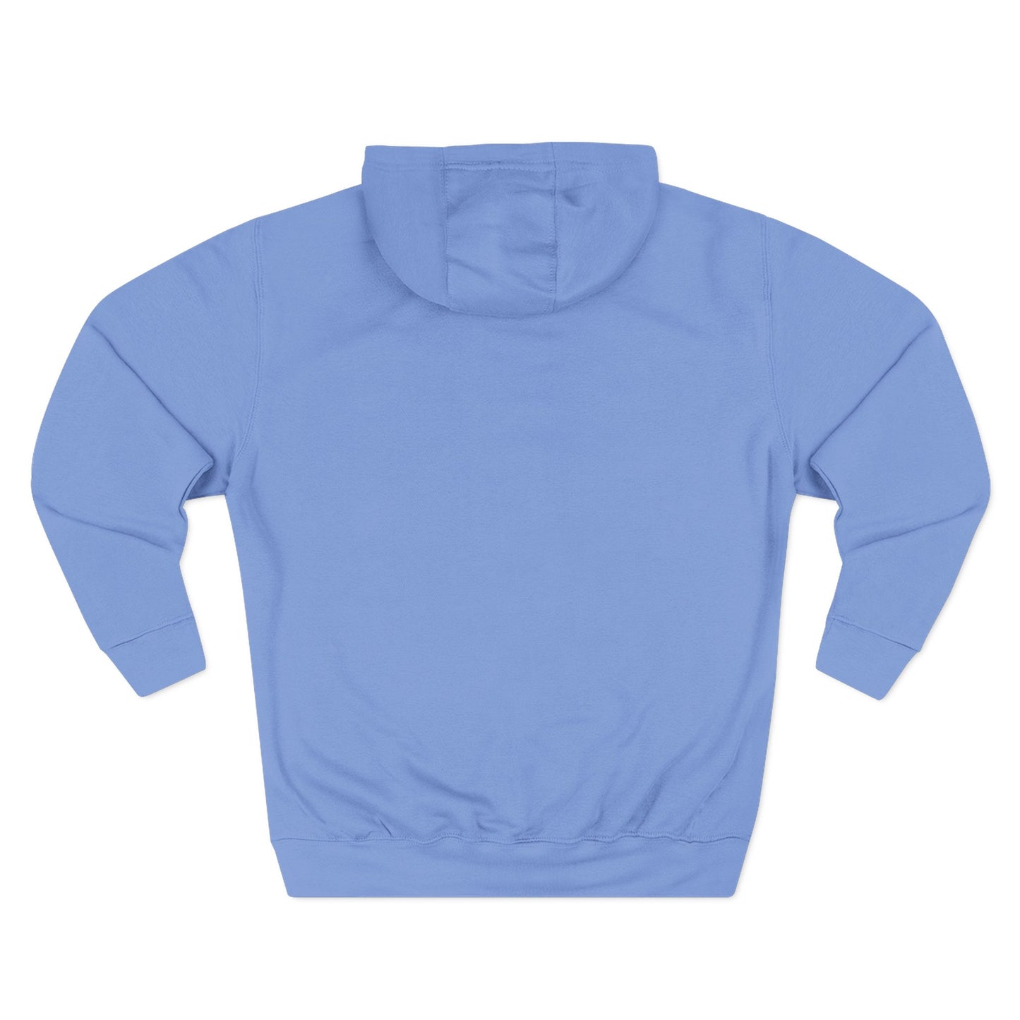 Minimal White Pocket Logo Hoodie