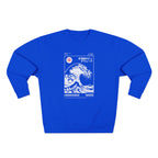 Great Wave Crewneck Sweatshirt — Hokusai-Inspired Wave Graphic
