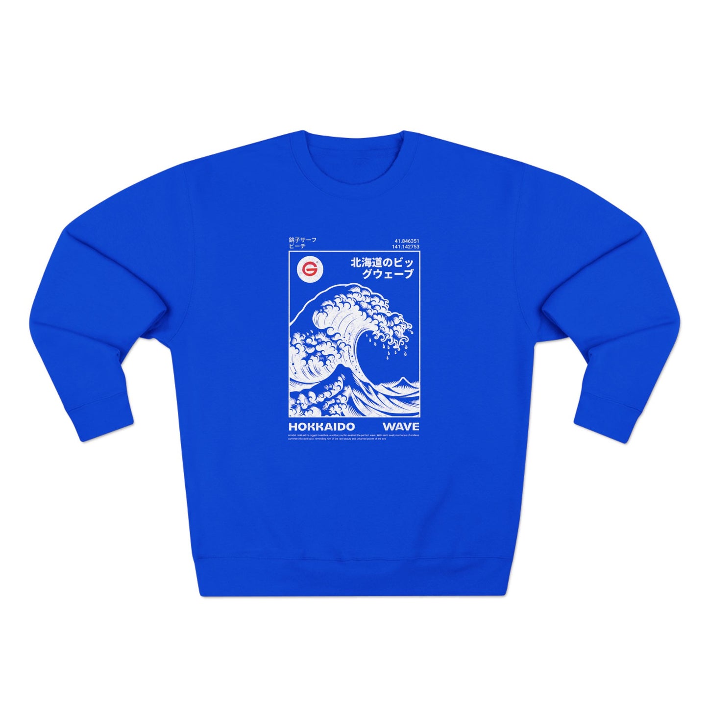 Hokusai Great Wave Crewneck Sweatshirt