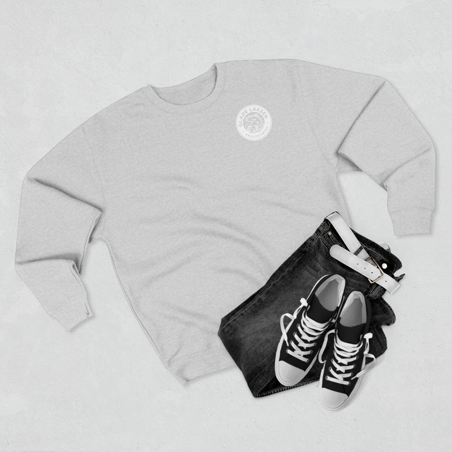 Glade Laksen Scandinavian Fishing Sweatshirt