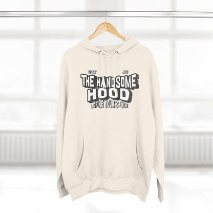 Handsome Hood Retro Script Hoodie