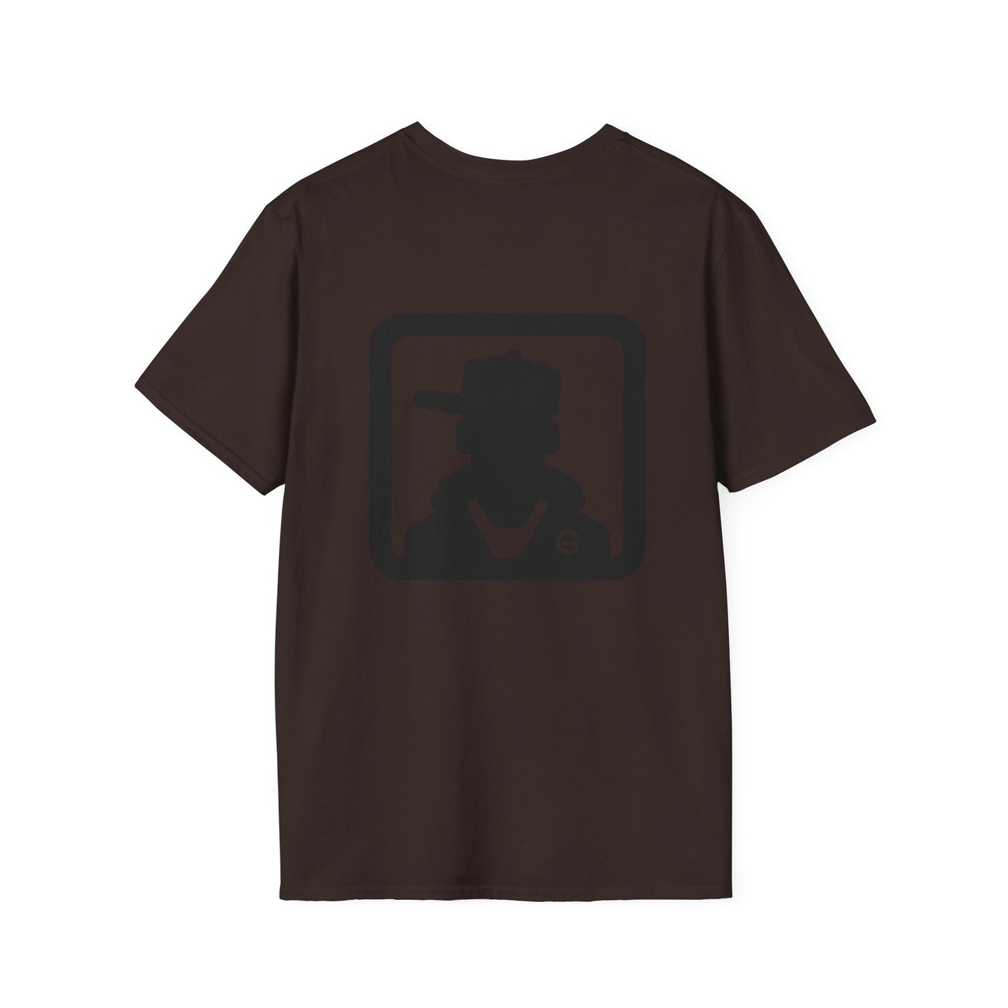 Minimal Monochrome Silhouette Logo Tee