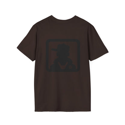 Minimal Monochrome Silhouette Logo Tee