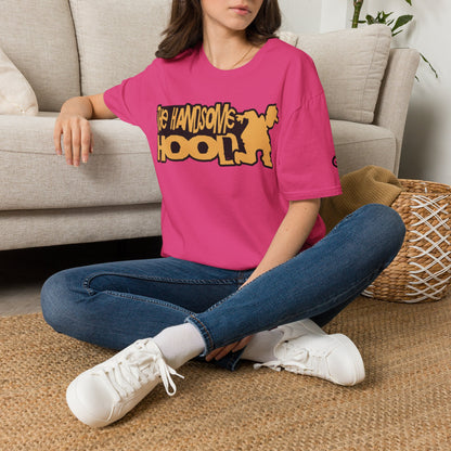 Handsomeschool Graphic T‑Shirt — 'The Handsome Hool' Retro Mascot Tee