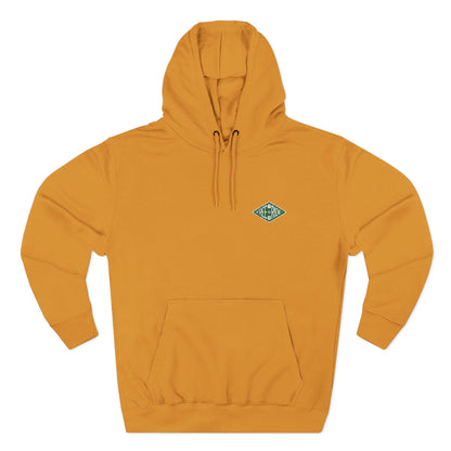 Minimal Green Diamond Logo Hoodie