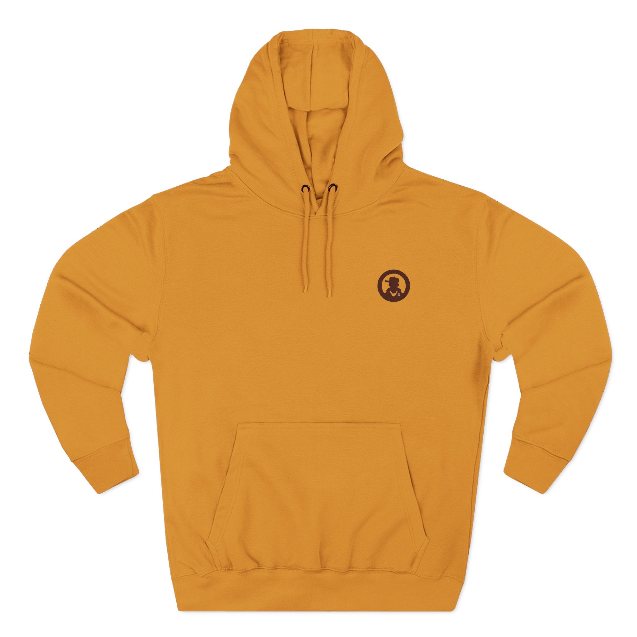Minimalist Small Logo Hoodie — Cozy Fleece Pullover with Tiny Chest Emblem