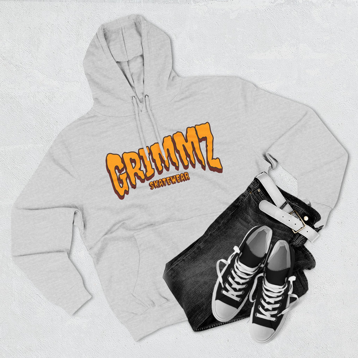 Grimmz Skateboarding Skeleton Hoodie