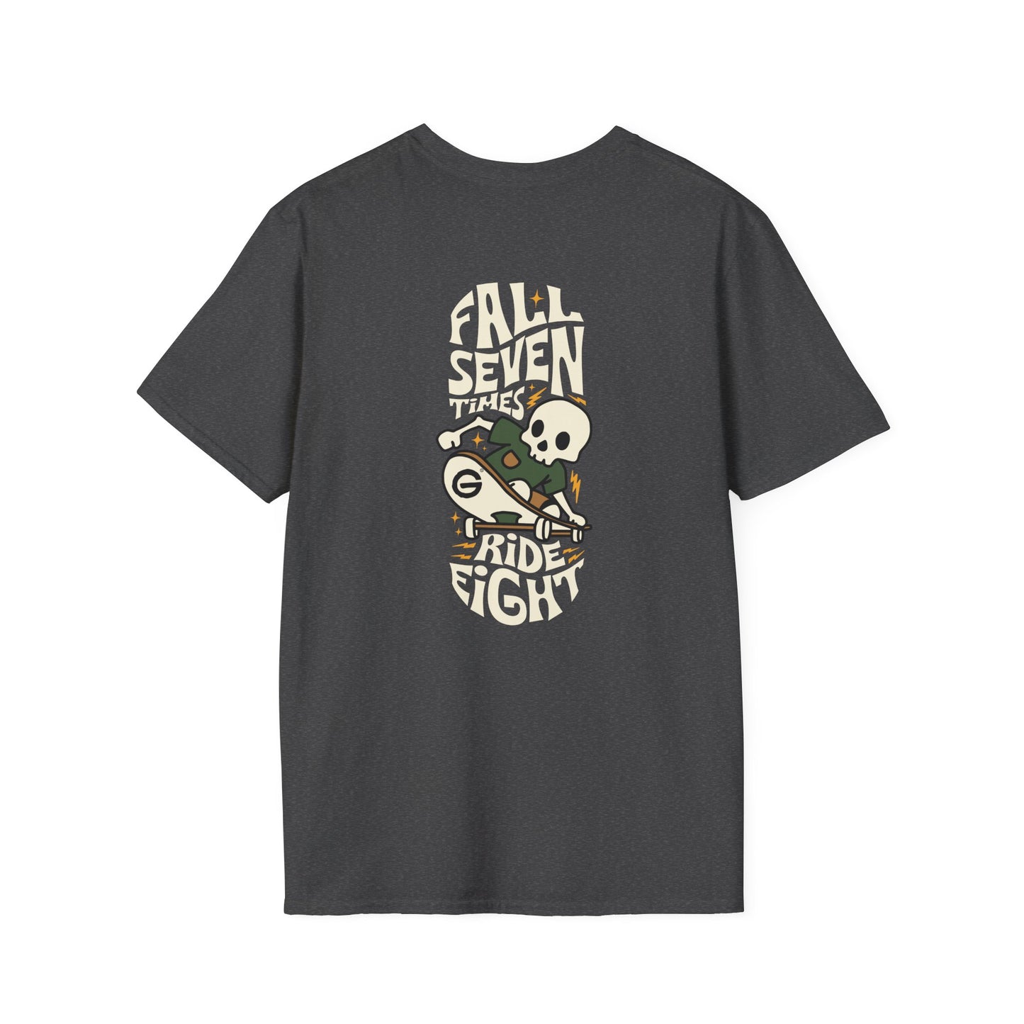 Skater Skull Tee Skateboard Graphic T-Shirt