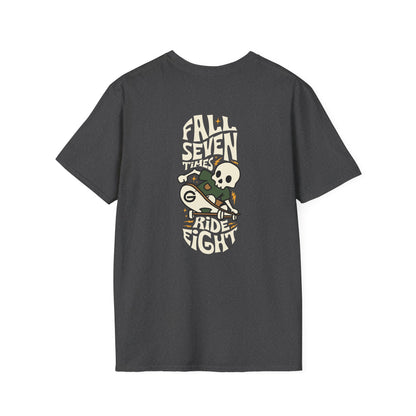 Skater Skull Tee Skateboard Graphic T-Shirt