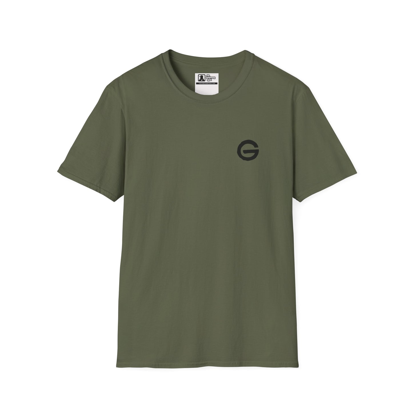 Minimal Monochrome Silhouette Logo Tee