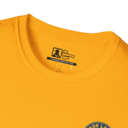 Glade Laksen Kvalitetsfisk T-Shirt — Vintage Salmon Fishing Tee