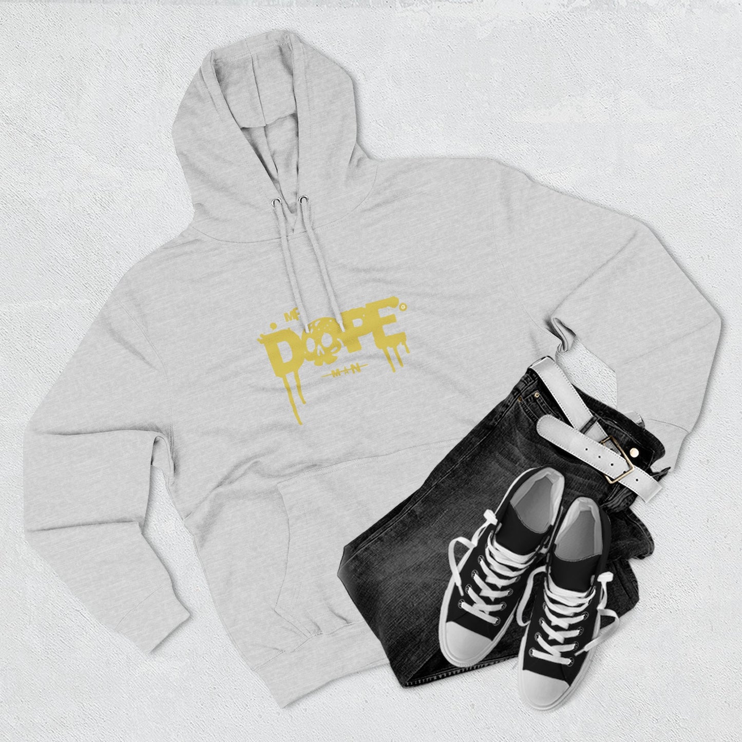 Dope Skull Graffiti Hoodie Urban Streetwear