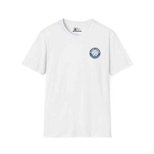 Glade Laksen Kvalitetsfisk T-Shirt — Vintage Salmon Fishing Tee