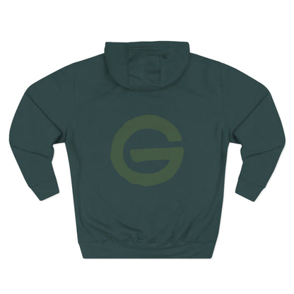 Minimalist Green 'G' Logo Hoodie