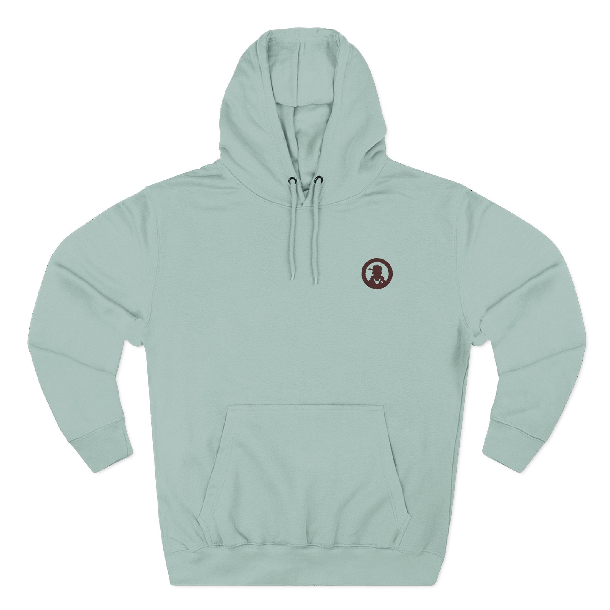 Minimalist Small Logo Hoodie — Cozy Fleece Pullover with Tiny Chest Emblem