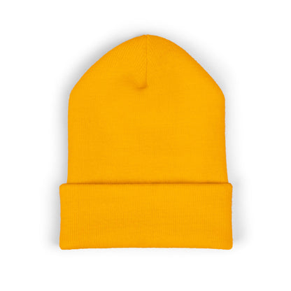 Embroidered Detective Silhouette Cuffed Beanie